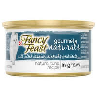 Fancy Feast Natural Wet Cat Food, Gourmet Naturals Tuna Recipe in Gravy - 3 Ounce 