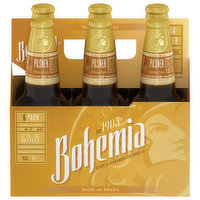 Bohemia Beer, Pilsner, Cerveza Clara, 6 Pack - 6 Each 