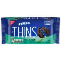 OREO Thins Mint Creme Chocolate Sandwich Cookies, 9.21 oz - 9.21 Ounce 