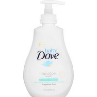 Dove Tip to Toe Wash, Sensitive Moisture, Fragrance Free - 13 Ounce 