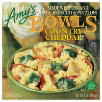 Amy's Frozen Bowls, Country Cheddar, Non-GMO, 9.5 oz.