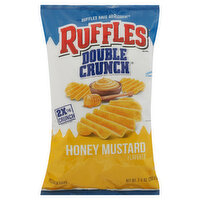 Ruffles Potato Chips, Honey Mustard Flavored, Double Crunch