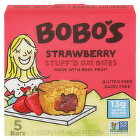 Bobo's Stuff'd Oat Bites, Strawberry - 5 Each 