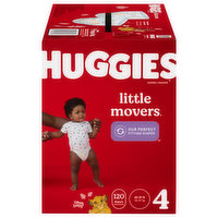 Huggies Diapers, Disney Baby, 4 (22-37 lb), Huge Value - 120 Each