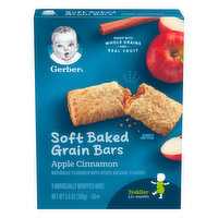 Gerber Soft Baked Grain Bars Apple Cinnamon - 5.5 Ounce