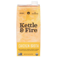 Kettle & Fire Broth, Organic, Chicken - 32 Ounce 