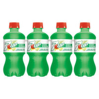 7-UP Soda, Zero Sugar, Lemon Lime, 8 Pack