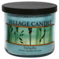 Village Candle Candle, Tranquility, Glass Cylinder - 1 Each 