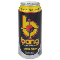 Bang Energy Drink, Lemon Drop - 16 Fluid ounce 