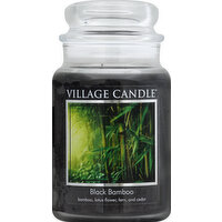 Village Candle Candle, Black Bamboo, Premium Jar