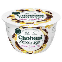 Chobani Yogurt, Zero Sugar, Boston Cream Pie