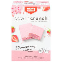 Power Crunch Protein Energy Bar, Strawberry Creme Flavored - 5 Each 