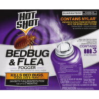 Hot Shot Bedbug & Flea Fogger - 3 Each 