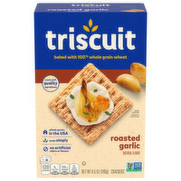 TRISCUIT Triscuit Roasted Garlic Whole Grain Wheat Crackers, 8.5 oz - 8.5 Ounce 