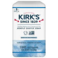 Kirk's Castile Soap, Gentle, Original Fresh Scent