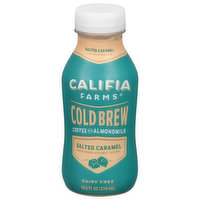 Califia Farms Coffee, with Almondmilk, Cold Brew, Salted Caramel - 10.5 Fluid ounce