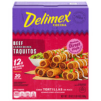 Delimex Taquitos, Beef, Mexican Street Style