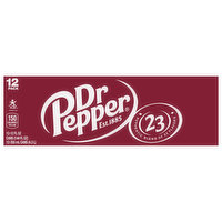 Dr Pepper Soda, 12 Pack - 12 Each