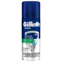 Gillette Shave Gel, Soothing, Sensitive - 2.5 Ounce 