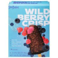 Sorbabes Sorbet Bars, Wild Berry Crisp - 4 Each 