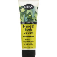 ShiKai Hand and Body Lotion, All Natural, Cucumber Melon - 8 Ounce 