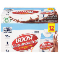 Boost Balanced Nutritional Drink, Rich Chocolate, Glucose Control - 12 Each 