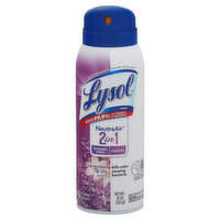 Lysol Disinfectant Spray, 2 in 1, Lavender & Lily Scent - 10 Ounce 
