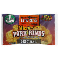 Lowreys Pork Rinds, Chicharrones, Original - 1.75 Ounce 