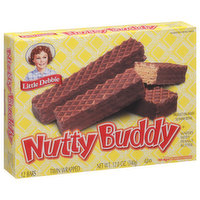 Little Debbie Wafer Bars, Nutty Buddy - 12 Each 