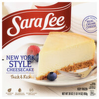 Sara Lee Cheesecake, New York Style - 30 Ounce 