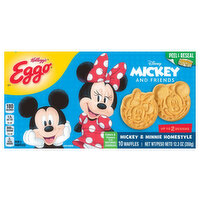 Eggo Waffles, Mickey & Minnie Homestyle - 10 Each 