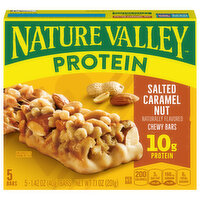 Nature Valley Chewy Bars, Salted Caramel Nut - 5 Each 