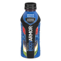 Body Armor Sports Drink, Super Hydration, Mixed Berry - 16 Ounce 