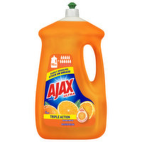 Ajax Dish Liquid/Hand Soap, Orange, Ultra, Triple Action - 90 Fluid ounce 