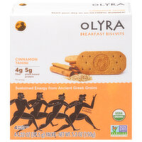 Olyra Breakfast Biscuits, Cinnamon Tahini - 4 Each 