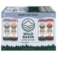 Wild Basin Boozy Sparkling Water, Berry, Mix Pack, 12 Pack