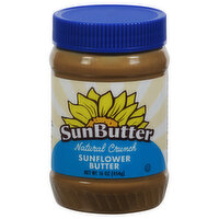 SunButter Sunflower Butter, Natural Crunch - 16 Ounce 