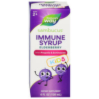 Nature's Way Immune Syrup, Sambucus, Kids, Elderberry, Ages 2+ - 4 Fluid ounce 