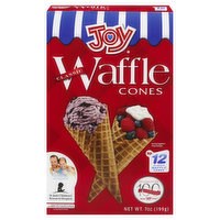 Joy Waffle Cones, Classic - 12 Each