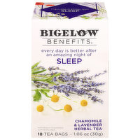 Bigelow Chamomile & Lavender Herbal Tea Bags - 1.06 Ounce 