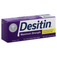 Desitin Diaper Rash Paste, Maximum Strength - 4 Ounce 