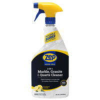 Zep The Zep 2-in-1 Marble, Granite & Quartz Cleaner features unmatched technology to clean and protect delicate quartz surfaces while filling your kitchen with the essence of sun-soaked eucalyptus and citrus undertones. - 24 Fluid ounce 