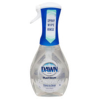 Dawn Dish Spray, Light Pear Scent, Platinum, Powerwash - 16 Fluid ounce