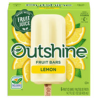 Outshine Fruit Ice Bars, Lemon - 6 Each 