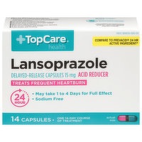 TopCare Lansoprazole, 15 mg, Capsules