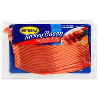 Butterball Bacon, Turkey, Smoked Cured Dark & White - 12 Ounce 