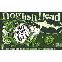 Dogfish Head Beer, 60 Minute IPA, 6 Pack