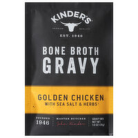 Kinder's Gravy Mix, Bone Broth, Golden Chicken with Sea Salt & Herbs - 1 Ounce 