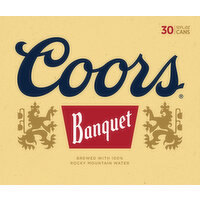 Coors Beer, Banquet - 30 Each 