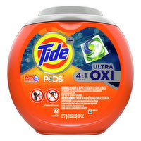 Tide Detergent, Ultra OXI, 4 in 1 - 32 Each 